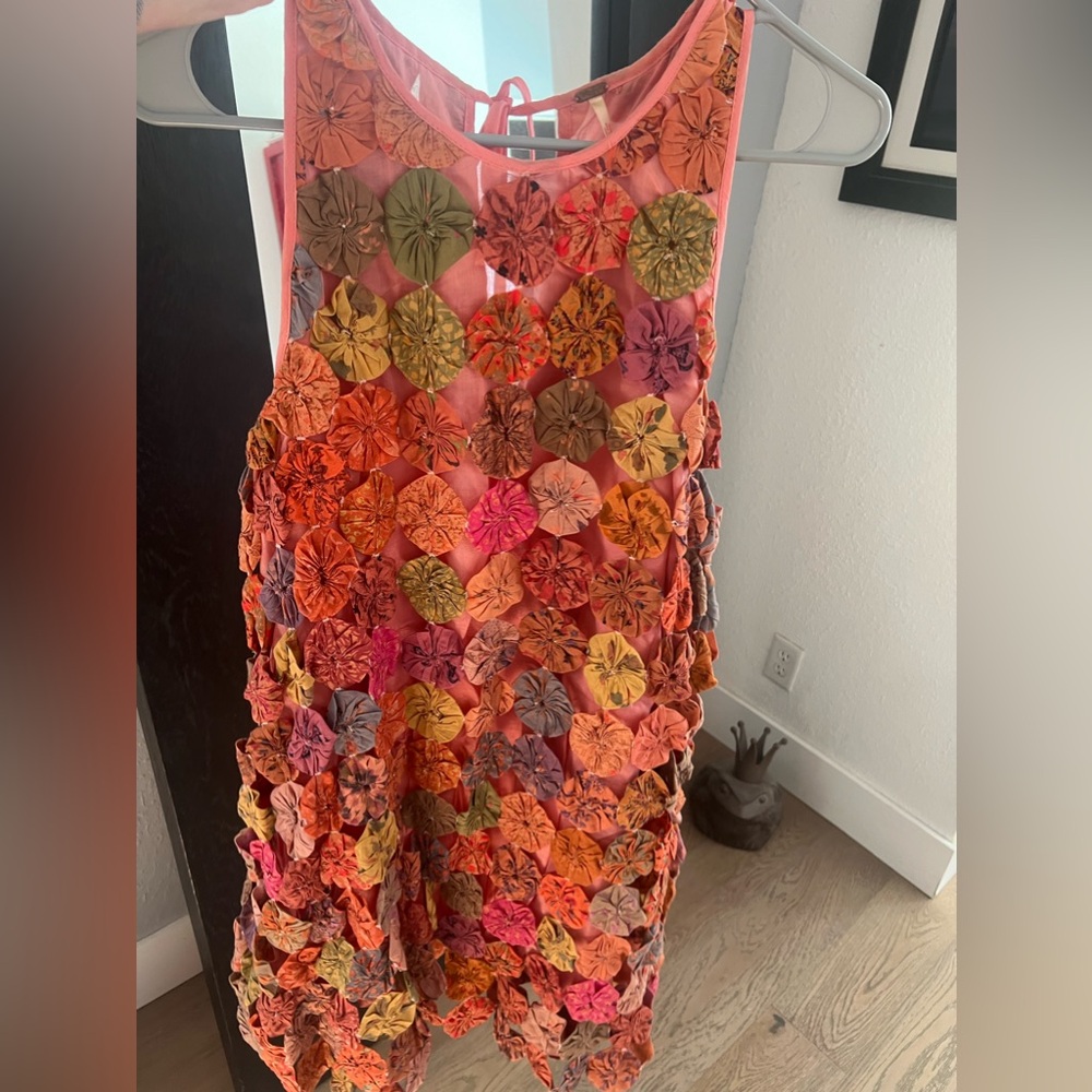 Beautiful Free People dress! Only worn once. Pink/mauve color.
